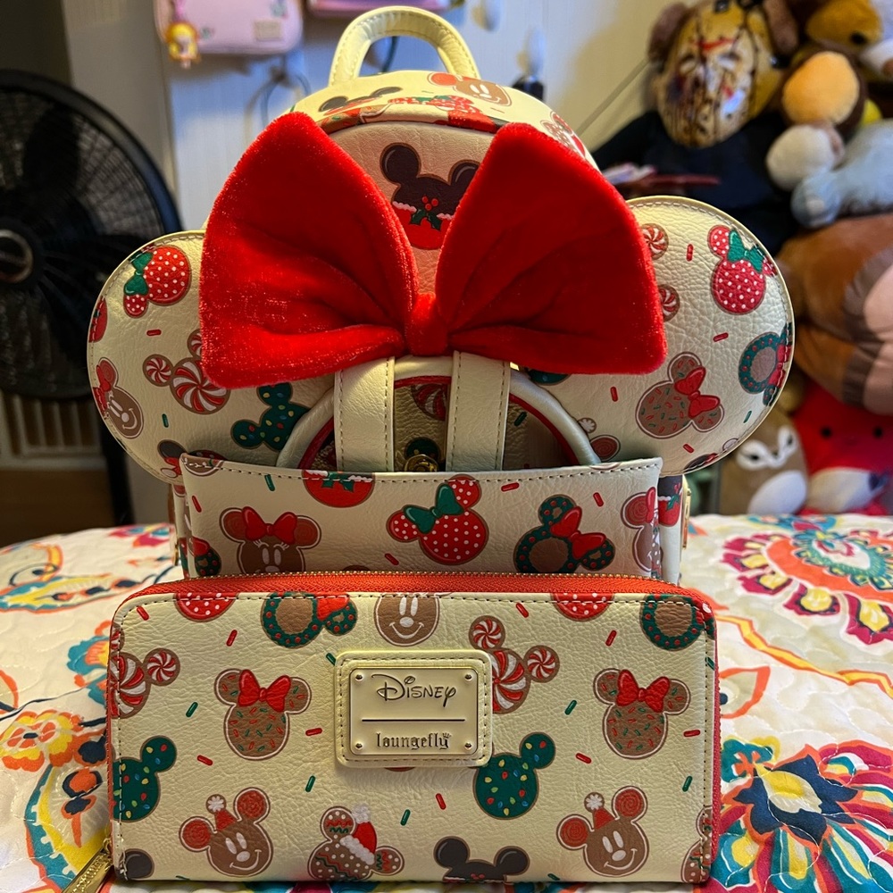 Disney Christmas Cookies Loungefly Set